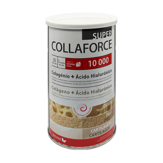 DietMed Super Collaforce 10.000mg di collagene | 450gr | Supporta e migliora la salute di ossa, pelle e articolazioni con effetto antiossidante | Acido Ialuronico, Collagene e Vitamina C.