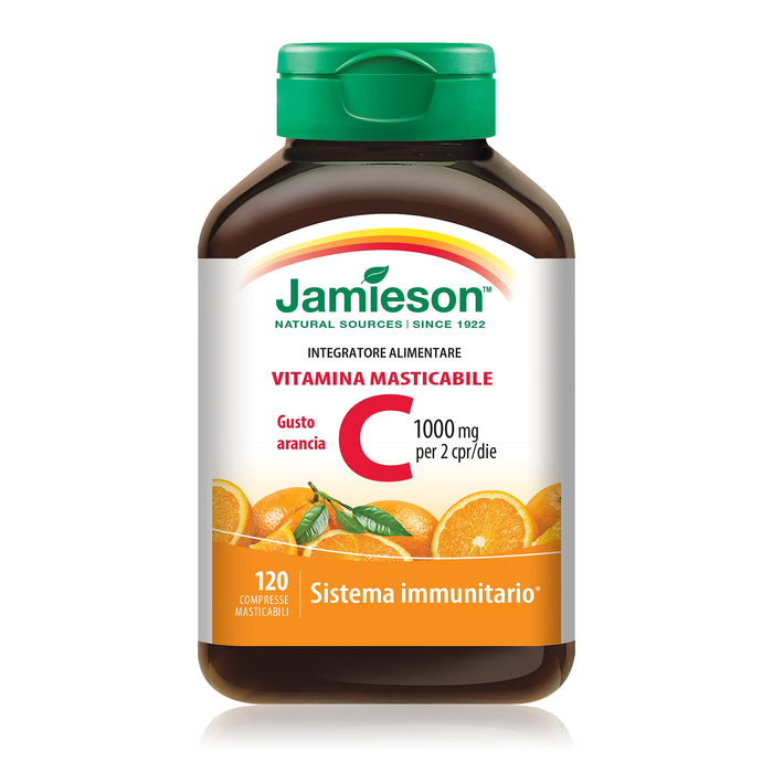 Vitamina C 1000 Masticabile Arancia 120 Compresse
