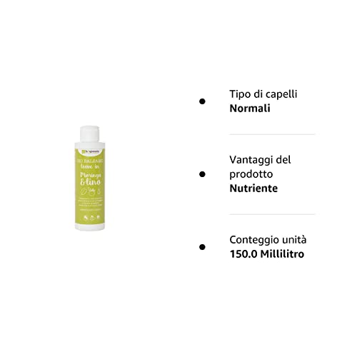 La Saponaria Balsamo Moringa E Lino Anti Crespo Leave In Senza Risciacquo Non Appesantisce Biologico (1x150 Milliliter)