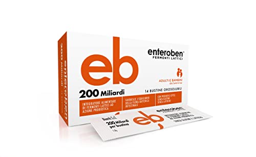 Enteroben - Integratore Alimentare di Fermenti Lattici Ad Azione Probiotica - La Carica Batterica Che Fa La Differenza