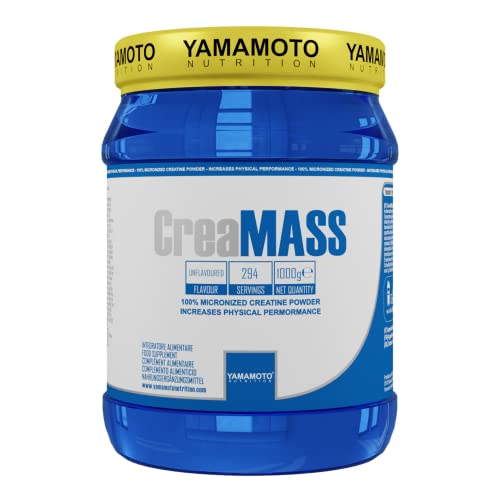 Yamamoto Nutrition CreaMASS integratore alimentare che apporta 100% creatina monoidrato gusto Neutro