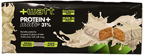 Watt Protein+ White Bar Box 24 Barrette Proteiche 40g Cappucino