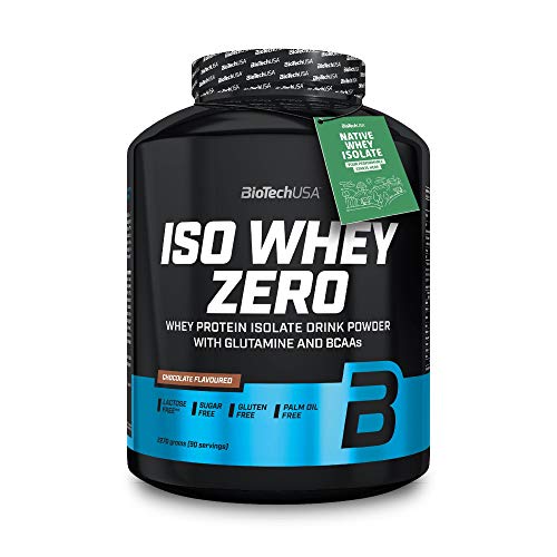 BioTechUSA Iso Whey ZERO, Lactose, Gluten, Sugar FREE, Premium Whey Protein Isolate, 2.27 kg, Cioccolato