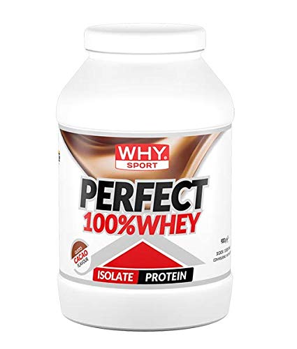 Why Sport Perfect 100% Whey Isolate Protein Gusto Cacao 30 Porzioni 900 Grams