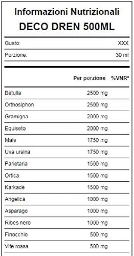 DECODREN 500ml WHY SPORT - DECOTTO DRENANTE 100% NAURALE SENZA ALCOL E SENZA GLUTINE