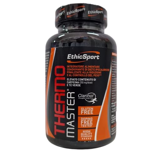 EthicSport - Thermo Master - Barattolo da 90 cpr x 1200 mg - Integratore alimentare utile nell’ambito di diete ipocaloriche rivolte al controllo e alla riduzione del peso