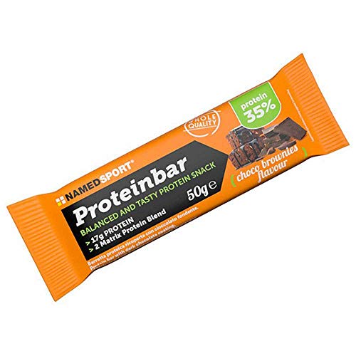 Named Proteinbar 35% Confezione Da 12 Barrette Gusto Choco brownie