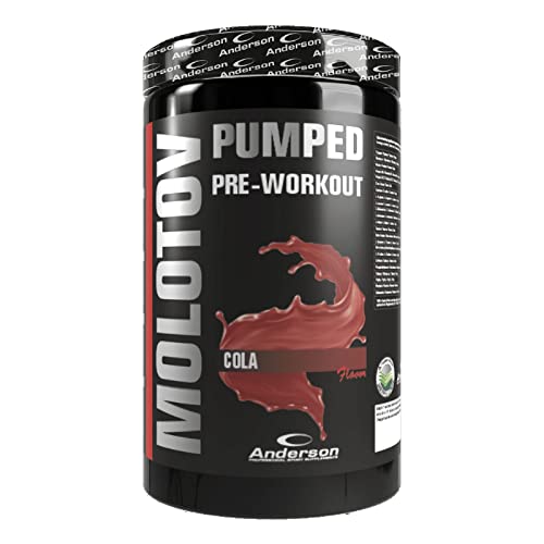 Anderson Integratore Molotov Pre-Workout Energetico con Carboidrati, Cola - 600g