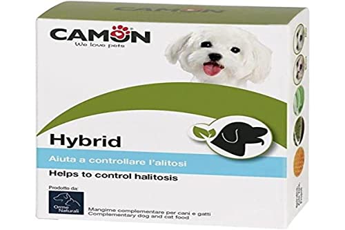 Camon hybrid mangime complementare per ristabilire il corretto PH delle ghiandole lacrimali e salivari nei cani e gatti. Confezione da 30 compresse