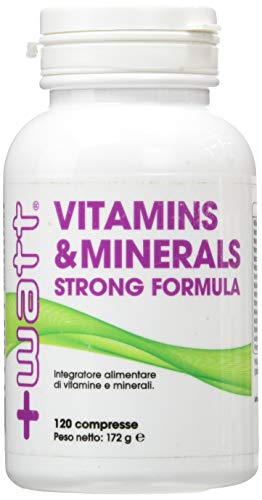 Watt +, Vitamins & Minerals, Vitamine e Minerali 120cpr