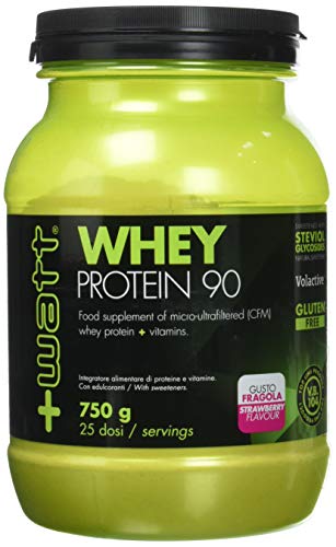 Watt Whey Protein 90c, Fragola - 750 g