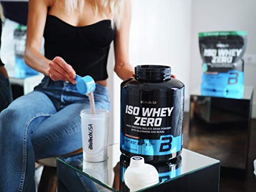 BioTechUSA Iso Whey ZERO, Lactose, Gluten, Sugar FREE, Premium Whey Protein Isolate, 2.27 kg, Cioccolato