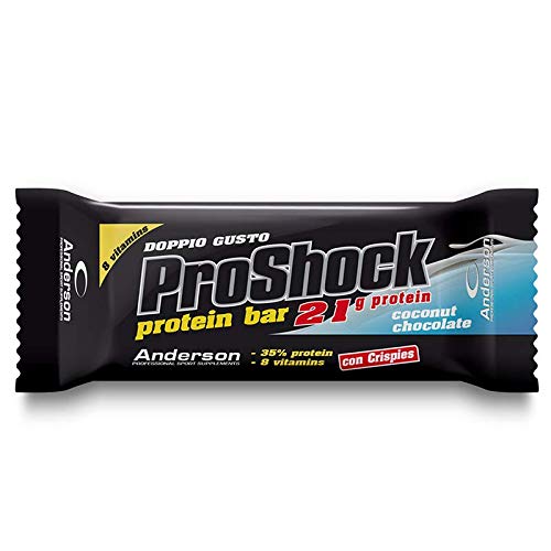 Anderson Proshock, Cocco e Cioccolato - 24 Barrette Proteiche da 60 g