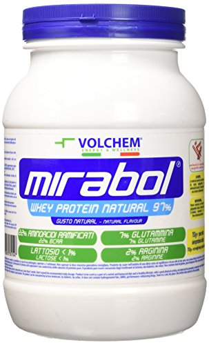 Volchem Mirabol Whey Protein 97%, Bianco, Natural, 750 Grammi