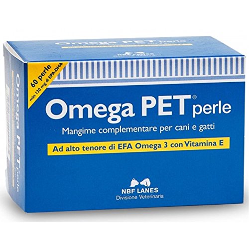 OMEGA PET 60 PERLE - Integratore per il recupero da malattie infiammatorie e degenerative per cane e gatto
