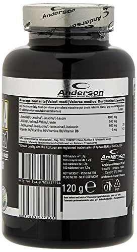 8:1:1 BCAA Unlimited Kyowa Integratore Aminoacidi Ramificati con Vitamina B6 - 100 Compresse