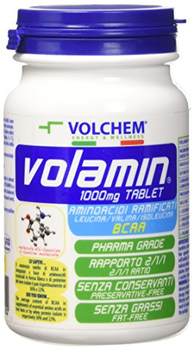 Volchem Volamin 1000 Mg Tablet, Integratore Aminoacidi Ramificati BCAA - 120 Compresse