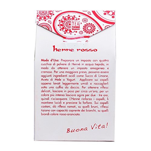 Henné Rosso "indiano" Tea Natura - 100 g