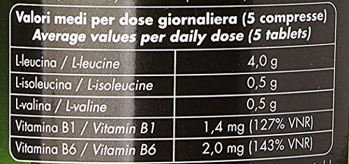 +Watt BCAA+ 8:1:1, Aminoacidi ramificati 8:1:1, 200 Compresse