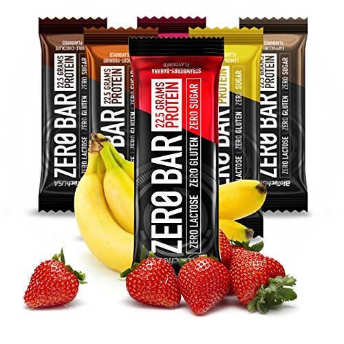 BioTech USA Zero Bar - Barretta proteica, confezione assortita, nuovi gusti, 20 pezzi da 50 g