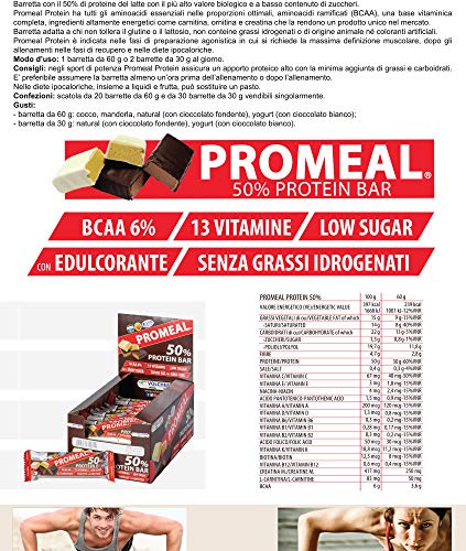 Volchem Promeal Protein 50% / Barretta Proteica / 20 x 60 g/Gusto Yogurt